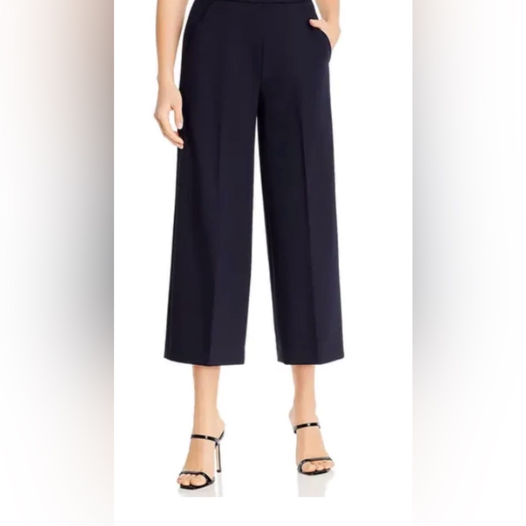 Elie Tahari Black Wide-Leg Women's Pants